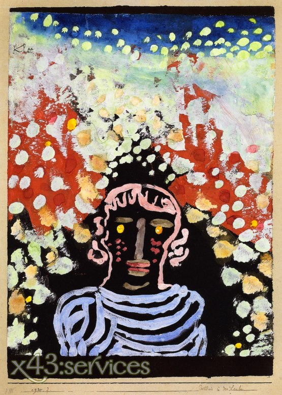 Paul Klee - Bildnis in der Laube